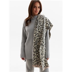 Палантин женский MIST Leo, серый, размер 68×190 см