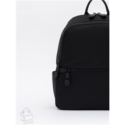 Рюкзак женский кожаный 898-171PE black Polina&Eiterou