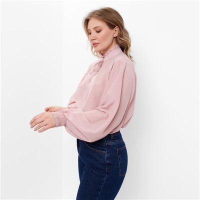 Блузка женская MINAKU: Enjoy, размер 48, цвет розовый