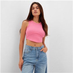 Топ в рубчик женский MIST, onesize, розовый