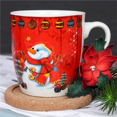Кружка новогодняя 250 мл / X614 /уп 96/