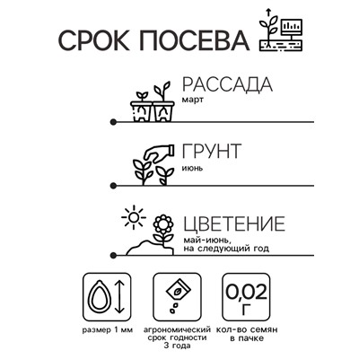 Семена цветов Камнеломка "Цветочный ковер", 0,02 г