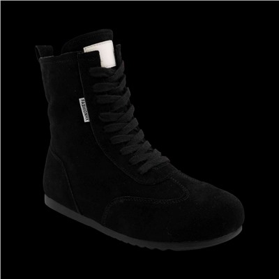 Ботинки из натуральной кожи P-MR23-1 черные