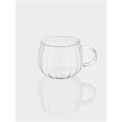 Набор кружек «Диана», 425 мл, 2 шт., боросиликатное стекло, прозрачный