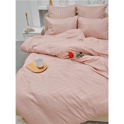 Пододеяльник Микрофибра Страйп - Пудра