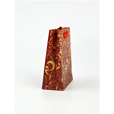 Набор пакетов подарочных «С Новым годом!», 4 шт., 15×12×5.5 см