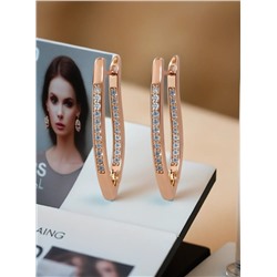 Серьги "Милесса с цирконами"