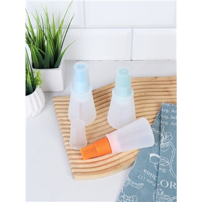 Кисточка масленка силиконовая 11,8x4,8 см / SH-721 /уп 300/