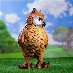 Садовая фигура из полистоуна «Филин», 22×28×42 см