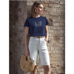 VILATTE Футболка D49.092