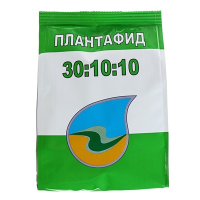 ПЛАНТАФИД  30-10-10 NPK + микроэлементы, минеральное удобрение листовой подкормки, 1 кг