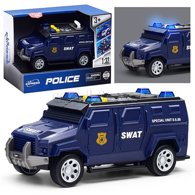 Машина "Спецагент" 1:32 (свет, звук) в коробке