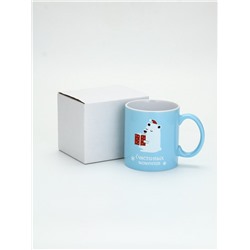 УЦЕНКА керамическая новогодняя Кружка «Счастливых моментов», 530 мл