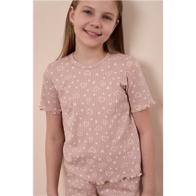 Пижама футболка и шорты М226007рм