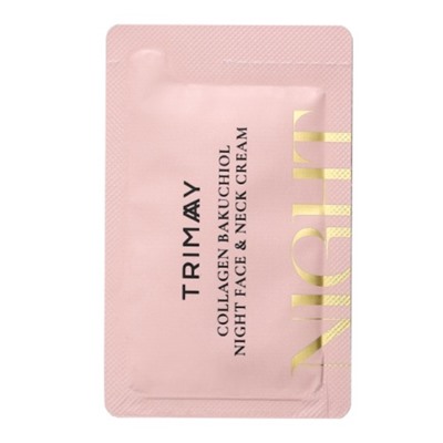 Trimay Пробник Крем ночной с коллагеном и бакучиолом Collagen Bakuchiol Night Face & Neck Cream