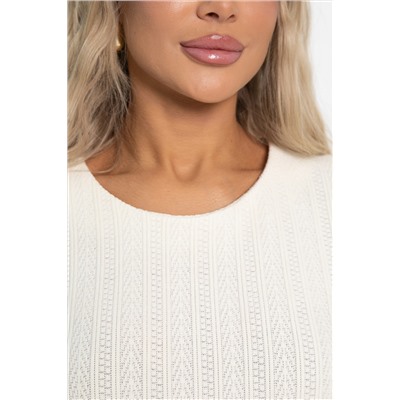 Платье трикотажное Портофино (молочное) П15026-25М