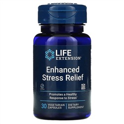 Life Extension, эффективное снятие стресса, 30 вегетарианских капсул
