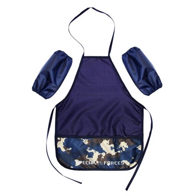 Фартук для труда + нарукавники, 485×395/250×160 мм, рост 116-140 см, Calligrata «Камуфляж»