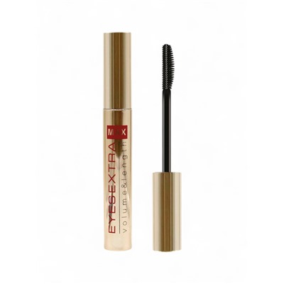 Тушь для ресниц Jeanmishel EYESEXTRA MAX объем, силиконовая кисточка, 10 мл