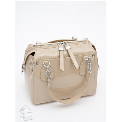 Сумка женская кожаная 0913-2Q apricot Polina&Eiterou