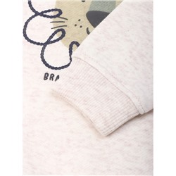 Костюм детский (свитшот, штанишки) «Крошка Я», размер 62-68 см, серый/зеленый