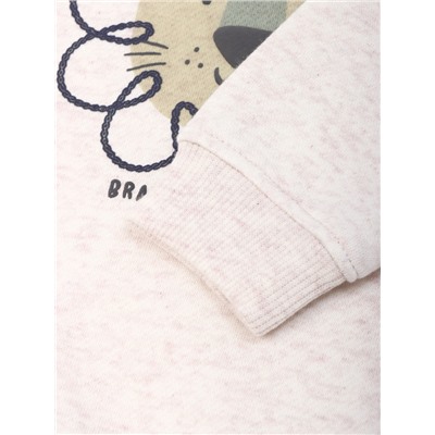 Костюм детский (свитшот, штанишки) «Крошка Я», размер 62-68 см, серый/зеленый