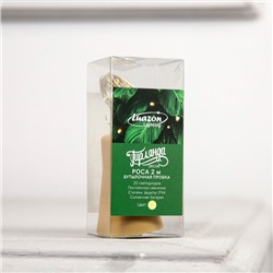 Гирлянда «Нить», 2 м, уличная, роса с пробкой, IP44, серебристая нить, 20 LED, солнечная батарея, свечение тёплое белое