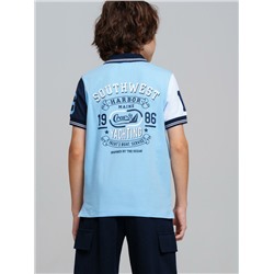 Джемпер трикотажный с воротником поло для мальчиков