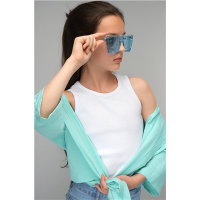 Майка-топ в рубчик для девочки Happyfox