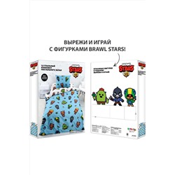 КПБ 1.5 поплин "Brawl stars" (70х70) рис. 16484-1/16484-2 Бравлы