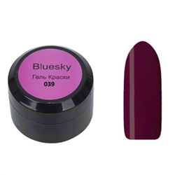 Bluesky Гель-краска для ногтей с липким слоем / Classic 039, красное вино, 8 мл 11260