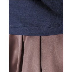 Нарядная футболка с блестящим принтом