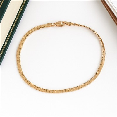 Браслет на ногу ювелирная бижутерия коллекция "Xuping" покрытие позолота, арт.007.206