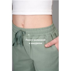 Льняные брюки для девочки Happyfox