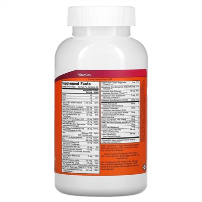 Now Foods, EVE, превосходные мультивитамины для женщин, 180 капсул