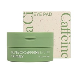Trimay Увлажняющие и осветляющие пэды для кожи вокруг глаз Gluta Ci Caffeine Eye Pad