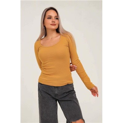 Лонгслив 50546 (Горчичный)