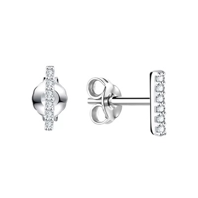 Серьги из серебра куб.циркон., Л-11915