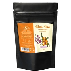 Иван-чай ферментированный с Облепихой / 40 г / дой-пак / ТМ Сам бы ел