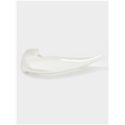 Блюдо Magistro «Лебедь», 34×19 см, фарфор, белое