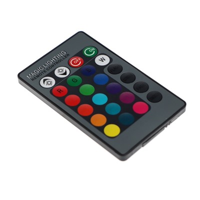 УЦЕНКА Лампа светодиодная RGB+W, с пультом , А60, 10 Вт, 800 Лм, Е27, 220 В