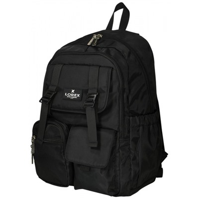 Рюкзак молодежный ERGONOMIC M17 "TOTAL BLACK" 43x29x15 см LXBPM17-TB LOREX