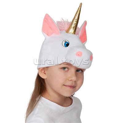 Изделие швейное "Набор карнавальный "Лошадка Единорожка" ткань-плюш (3-6 лет, рост 92-122 см)