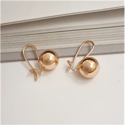 Серьги коллекция "Дубай" шарики  покрытие позолота, 25170, арт. 314.554