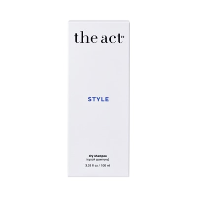 Сухой шампунь для волос The Act, 100 мл