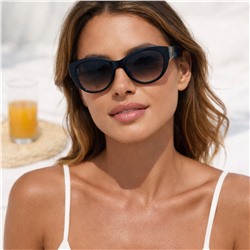 Очки женские солнцезащитные узкие модные тренд, арт.007.400