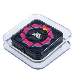 Набор детской декор. косметики Eva Moda, BOX 14х14х4,5 см; тени для век-4шт.(3,84г), блеск для губ-9шт.(6,48г), румяна-2шт.(1,92г), тушь-1шт.(1,6г), косметический карандаш-1шт.(0,56г), аппликатор-2шт., зеркало-2шт.,