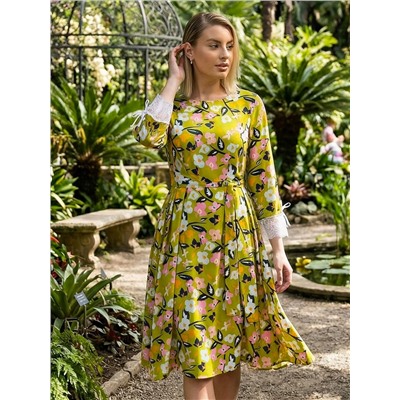 Платье Яна (зеленое) П15634-33М