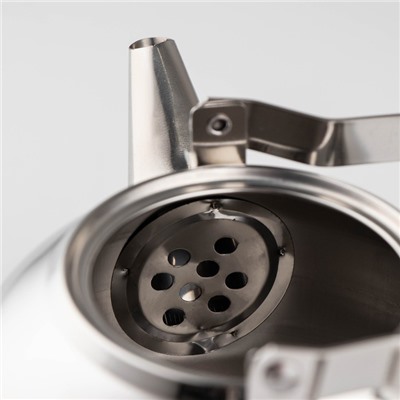 Заварочный чайник «Жуан», 1 л, металлическое сито, нержавеющая сталь, хромированный