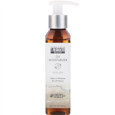 Aura Cacia, Bodi, Oil Moisturizer, Extra Dry, 4 fl oz (118 ml)